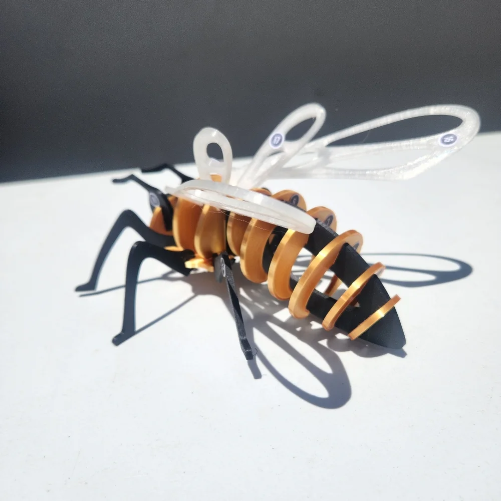 Bee Model Honeybee 3D Puzzle Honey Bees Classroom Science STEM Craft Insect Bugs